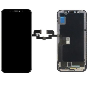 IPHONE X LCD DISPLAY ASSEMBLATO COMPLETO DI FRAME BLACK NERO