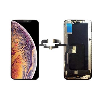 IPHONE XS X S LCD DISPLAY ASSEMBLATO COMPATIBILE COLORE BLACK NERO